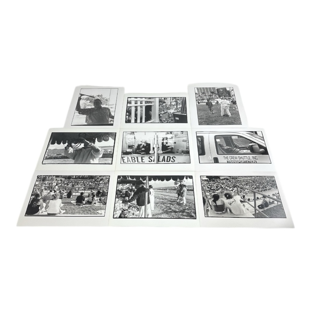 Vintage Black and White Photograhy portraits and event photography Set of 9 9x11